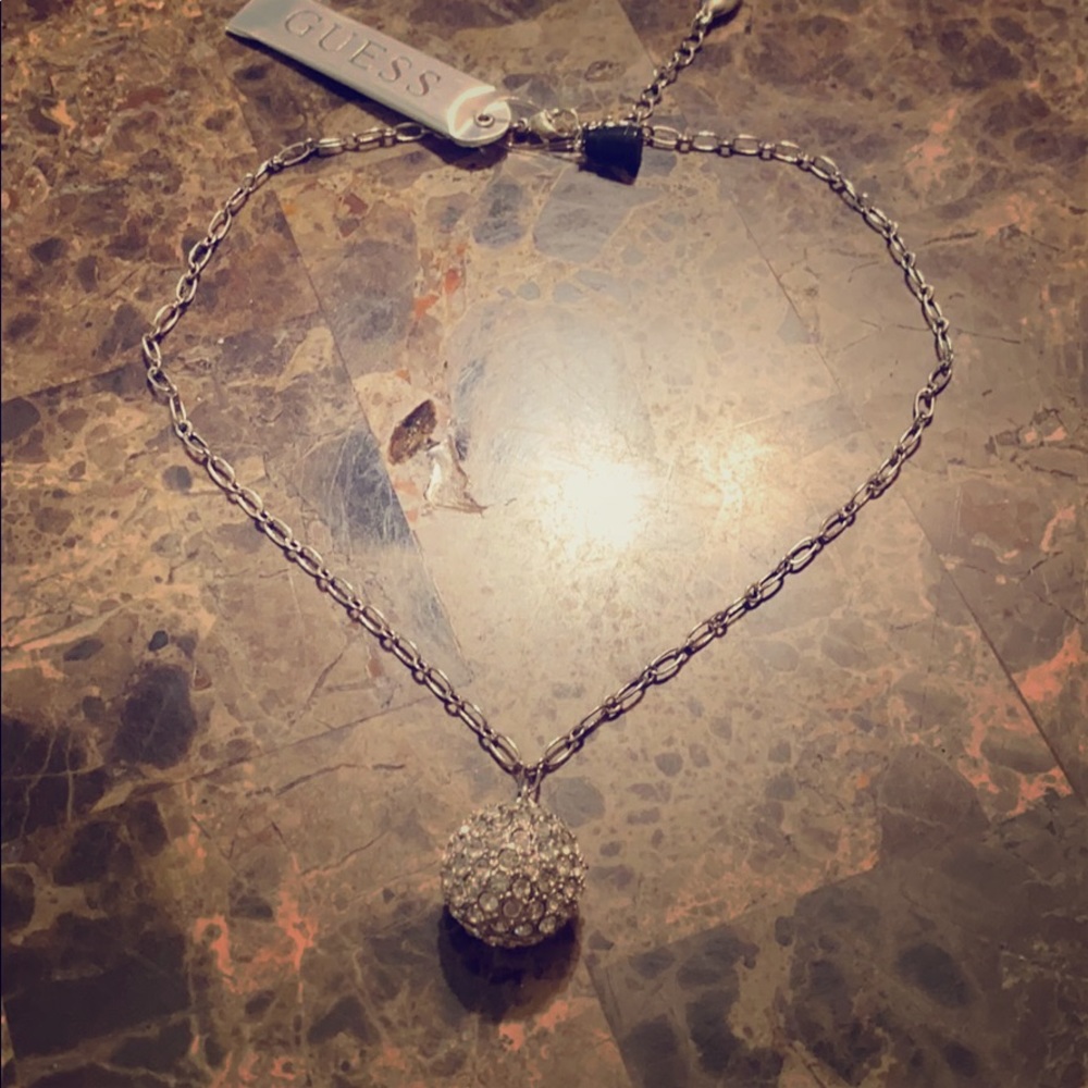 Guess Disco Ball Necklace